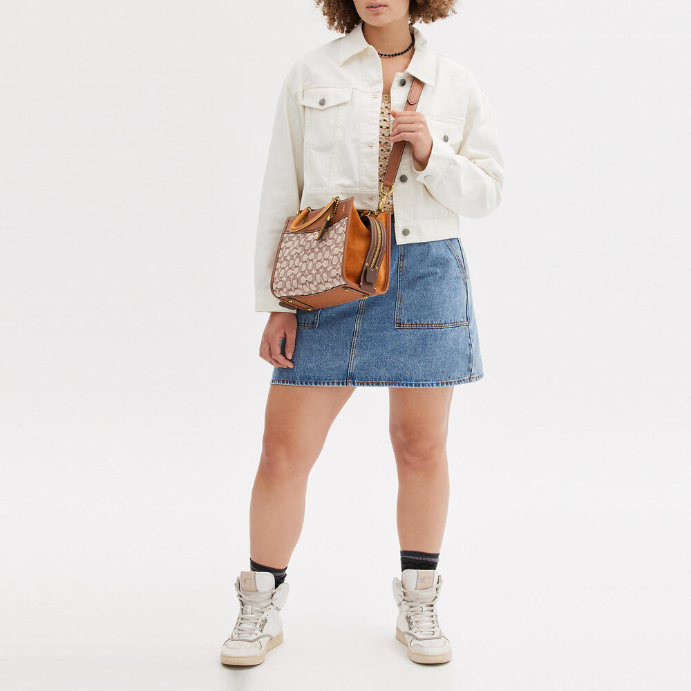Rogue Bag 25 In Signature Textile Jacquard